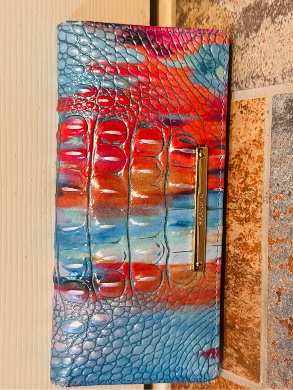 HARD TO FIND! Beautiful Brahmin Ady Wallet in Fanciful
